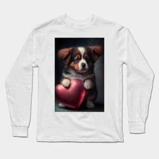 Valentine Puppy 1 Long Sleeve T-Shirt